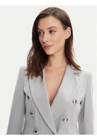 Maryley Marynarka 24EB139/43LU Szary Regular Fit. Kolor: szary. Materiał: syntetyk #4