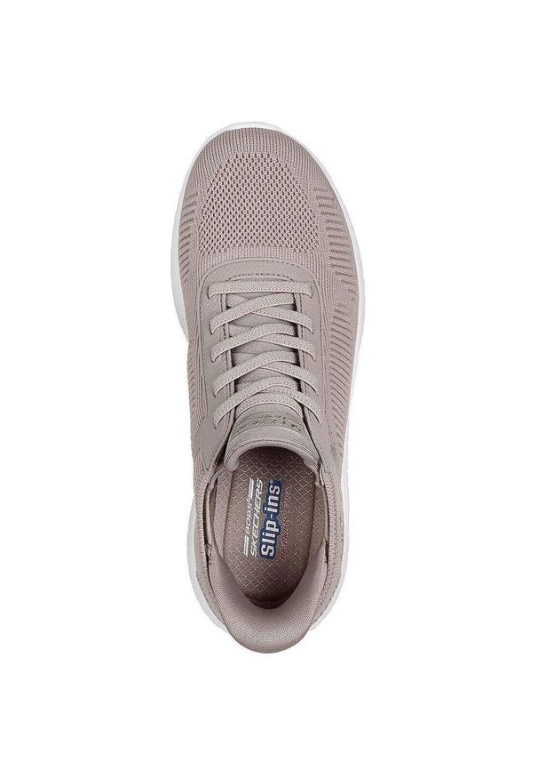 skechers - Adidasy Skechers Bobs Squad Chaos - C, Kobiety. Kolor: fioletowy. Materiał: syntetyk, materiał