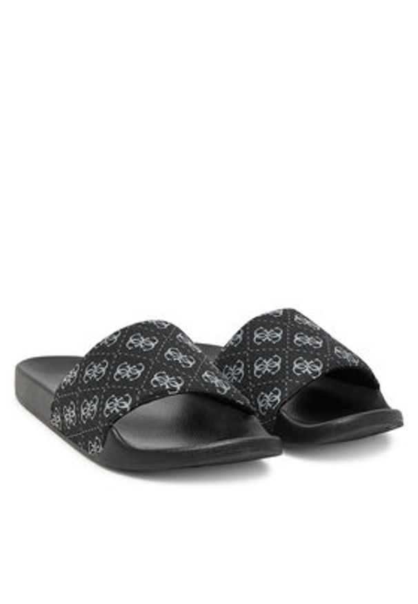 Guess Klapki FMJTOK ELL19 Czarny. Kolor: czarny