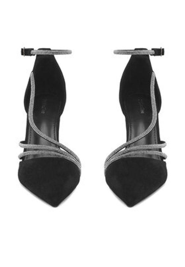 DeeZee Szpilki AJ-1932 Czarny. Kolor: czarny. Materiał: materiał. Obcas: na szpilce
