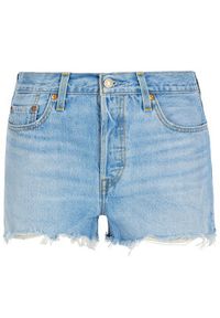 Levi's® Szorty jeansowe 501 High-Waisted 56327-0086 Błękitny Regular Fit. Kolor: niebieski. Materiał: bawełna #5