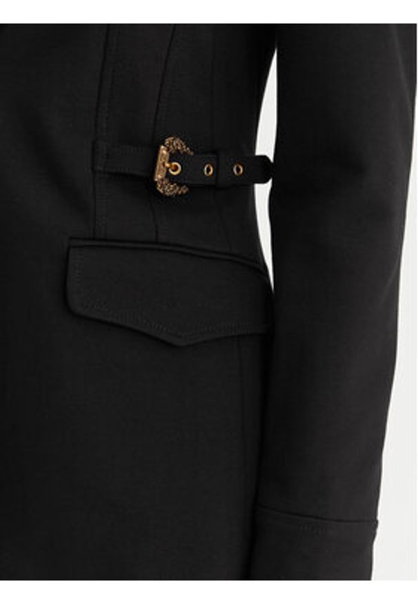 Versace Jeans Couture Marynarka 80HAQ750 J0092 Czarny Regular Fit. Kolor: czarny. Materiał: syntetyk