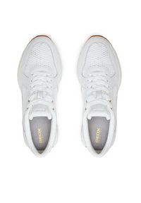 Geox Sneakersy D Amabel D45MDB 08588 C1000 Biały. Kolor: biały. Materiał: skóra #4