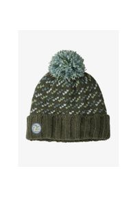 Czapka zimowa Patagonia Snowbelle Beanie - fisher stich pine needle green. Kolor: zielony. Sezon: zima