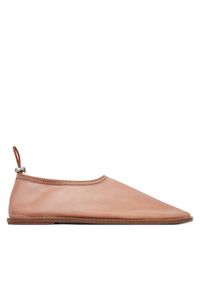 Calvin Klein Baleriny Stretch Ballerina Shoe Spac Mesh HW0HW03041 Koralowy. Kolor: pomarańczowy. Materiał: materiał #1