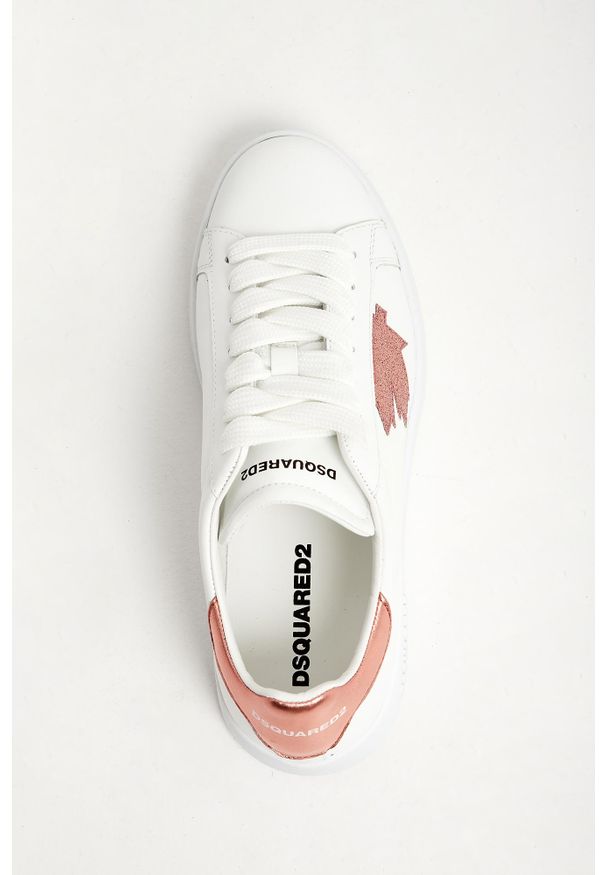 Sneakersy damskie skórzane DSQUARED2. Materiał: skóra