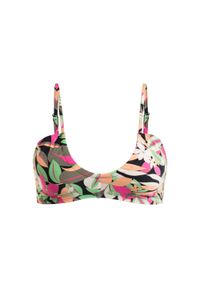Roxy - Stanik bikini z miseczkami dla Kobiety PRINTED BEACH CLASSICS Czarny. Kolor: czarny. Materiał: nylon, elastan, materiał