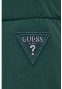 Guess kurtka męska kolor zielony przejściowa. Kolor: zielony. Materiał: włókno, materiał #3