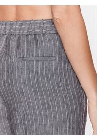 PESERICO - Peserico Spodnie materiałowe P04072 Szary Regular Fit. Kolor: szary. Materiał: len #5