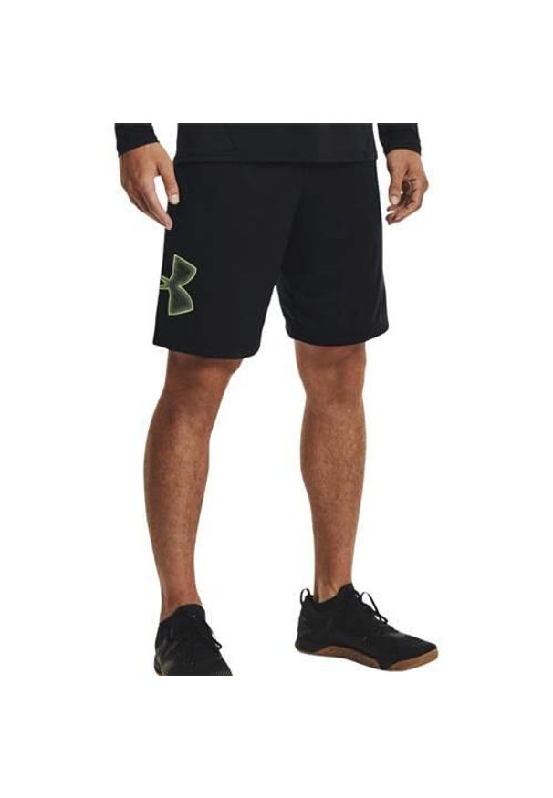 Spodnie sportowe męskie Under Armour Tech Graphic. Kolor: czarny. Materiał: syntetyk, materiał. Długość: krótkie