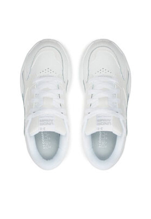 Under Armour Buty na siłownię Ua W Edge Lthr 3028569-100 Biały. Kolor: biały. Materiał: skóra. Sport: fitness