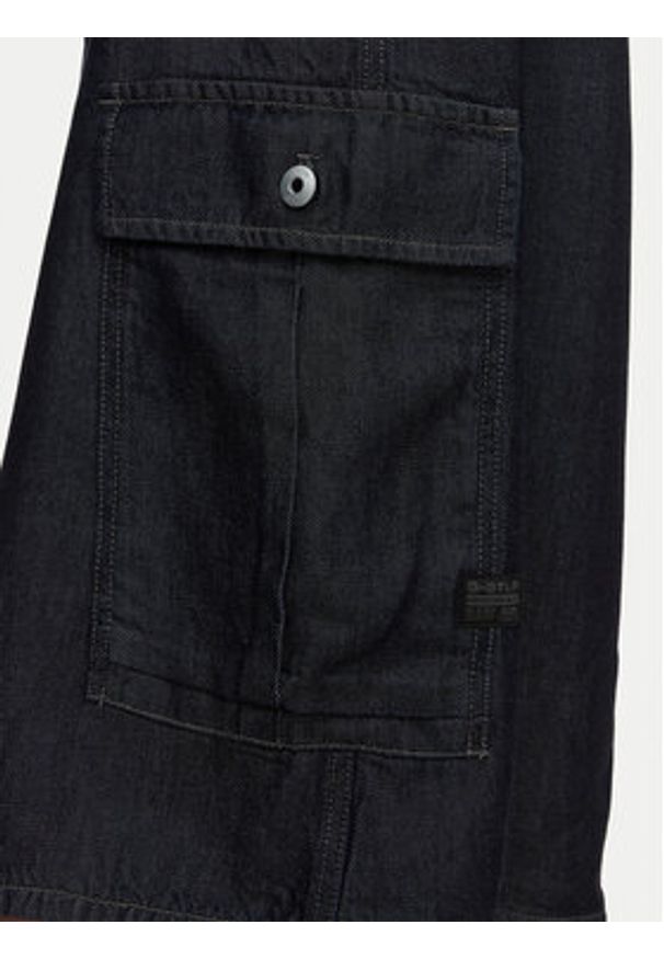 G-Star RAW - G-Star Raw Sukienka codzienna Shift D28857-E516 Granatowy Regular Fit. Okazja: na co dzień. Kolor: niebieski. Materiał: syntetyk. Typ sukienki: proste. Styl: casual