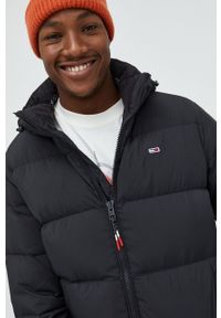 Tommy Jeans kurtka puchowa męska kolor czarny zimowa. Okazja: na co dzień. Kolor: czarny. Materiał: puch. Sezon: zima. Styl: casual #7