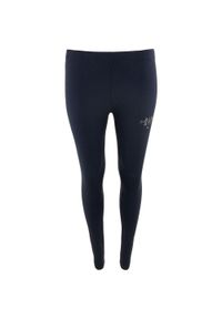 ELEVN - Legginsy damskie Athl.dpt Paula – czarne, wysoki stan. Stan: podwyższony. Kolor: czarny. Materiał: bawełna, materiał. Sport: fitness #1