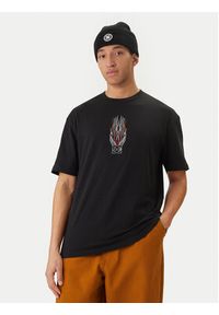 DC Shoes T-Shirt Burn Out EDYZT04356 Czarny Regular Fit. Kolor: czarny. Materiał: bawełna #8