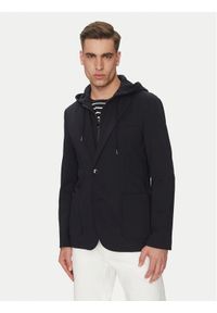 TOMMY HILFIGER - Tommy Hilfiger Marynarka MW0MW39188 Granatowy Regular Fit. Kolor: niebieski. Materiał: syntetyk #1