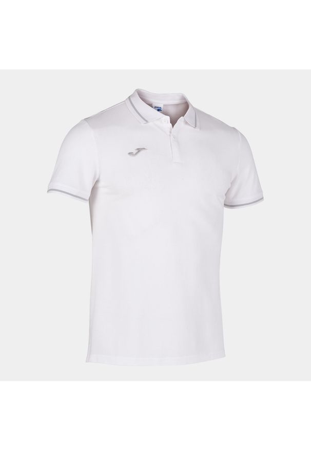 Polo Joma Confort II Białe 2XL - Oddychające i Eleganckie. Typ kołnierza: polo. Kolor: biały. Materiał: bawełna. Styl: elegancki