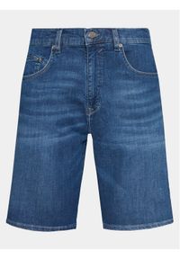 Baldessarini Szorty jeansowe 16908/000/1273 Granatowy Regular Fit. Kolor: niebieski. Materiał: jeans, bawełna