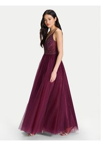 Hey Kyla Sukienka wieczorowa 5AJ127HK Bordowy Regular Fit. Kolor: czerwony. Materiał: syntetyk. Styl: wizytowy #3
