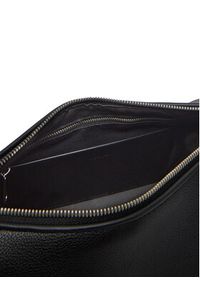 Calvin Klein Jeans Torebka Drop Lg Shoulder Bag LV04K3123G Czarny. Kolor: czarny. Materiał: skórzane