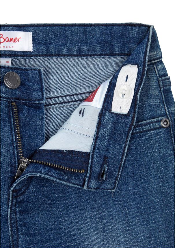 bonprix - Dżinsy dziewczęce Skinny Fit. Kolor: niebieski