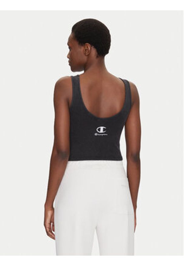 Champion Top 118007 Czarny Regular Fit. Kolor: czarny. Materiał: syntetyk