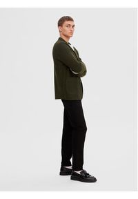 Selected Homme Chinosy 16090492 Czarny Slim Tapered Fit. Kolor: czarny. Materiał: bawełna