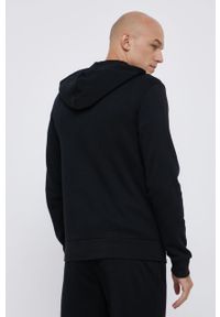 Emporio Armani Underwear Bluza 111753.1A571 męska kolor czarny z kapturem z aplikacją. Okazja: na co dzień. Typ kołnierza: kaptur. Kolor: czarny. Wzór: aplikacja. Styl: casual #2
