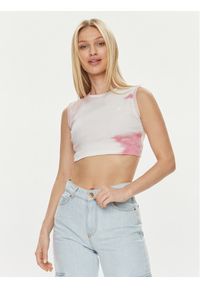 Calvin Klein Jeans Top J20J223163 Kolorowy Slim Fit. Materiał: bawełna. Wzór: kolorowy #1