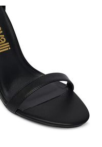 Just Cavalli Sandały 80RA3S26 ZSE28 Czarny. Kolor: czarny. Materiał: skóra #3