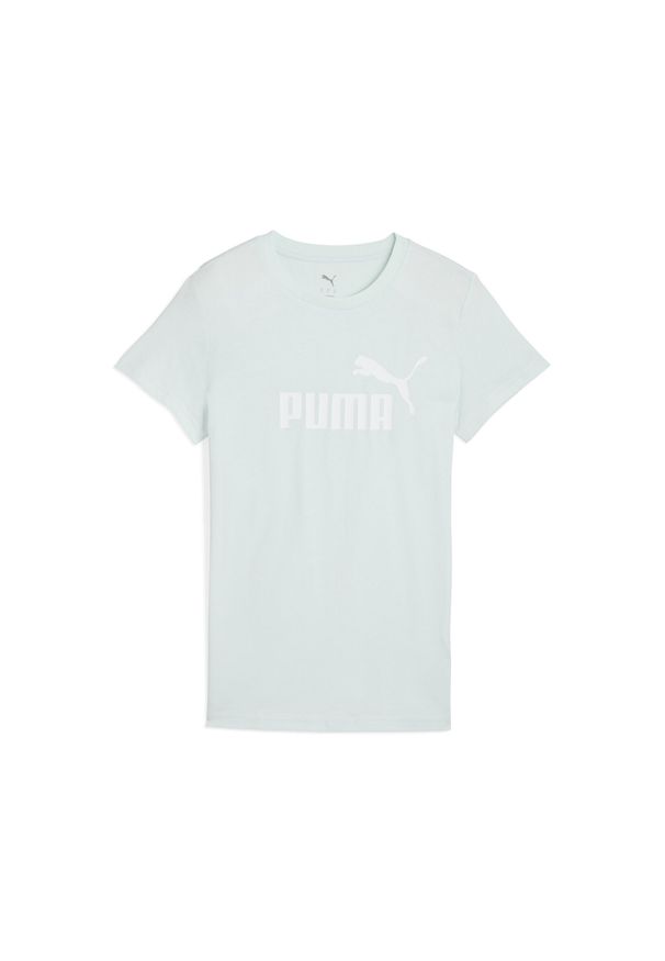 Puma - Damska koszulka z logo ESS No. 1 PUMA Peaceful Blue. Kolor: niebieski. Sport: fitness