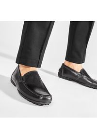 Geox Mokasyny U Moner V U1144V 00039 C9999 Czarny. Kolor: czarny. Materiał: skóra #8