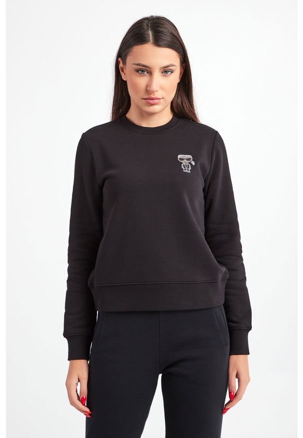 Karl Lagerfeld - BLUZA KARL LAGERFELD. Długość rękawa: długi rękaw. Długość: długie. Wzór: kolorowy