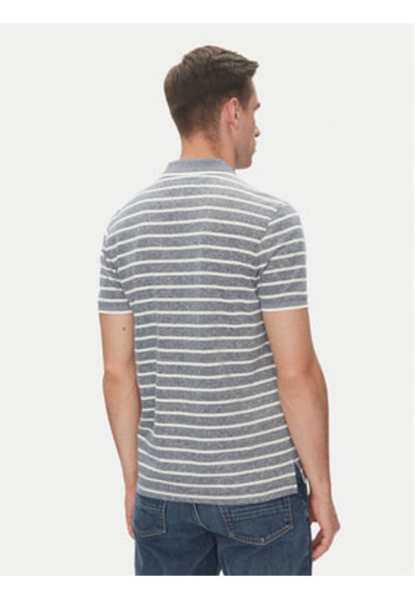 TOMMY HILFIGER - Tommy Hilfiger Polo MW0MW33140 Niebieski Regular Fit. Typ kołnierza: polo. Kolor: niebieski. Materiał: bawełna