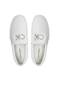 Calvin Klein Sneakersy Flatform Cup Slip On Re Lock Lth HW0HW02057 Biały. Zapięcie: bez zapięcia. Kolor: biały