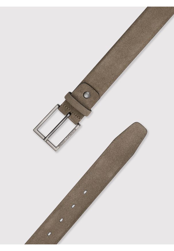 Pako Lorente - PAKO LORENTE – Pasek męski P22SF-PX-029-A-0. Materiał: skóra. Styl: casual, klasyczny