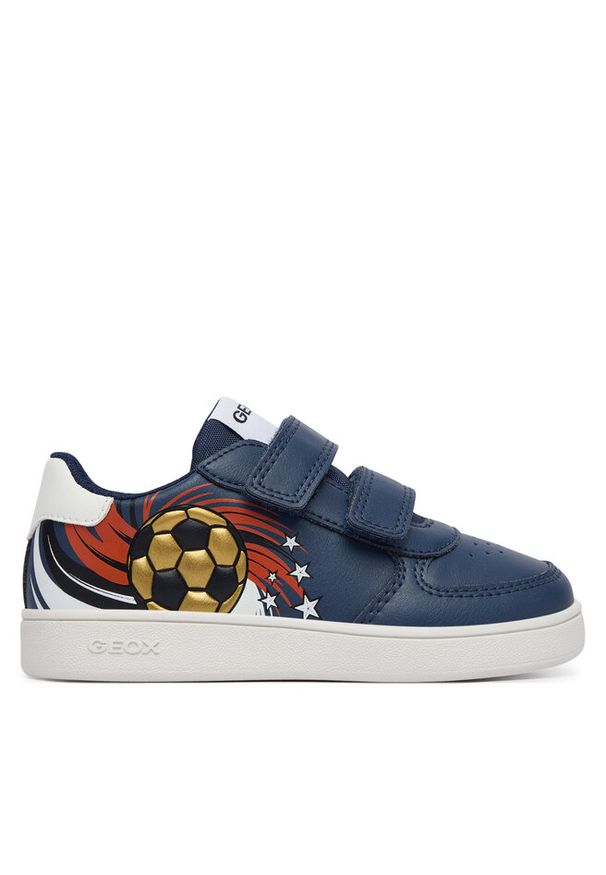 Sneakersy Geox. Kolor: niebieski