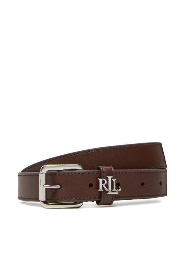 Lauren Ralph Lauren - LAUREN RALPH LAUREN Pasek Damski 412968763007 Brązowy. Kolor: brązowy. Materiał: skóra