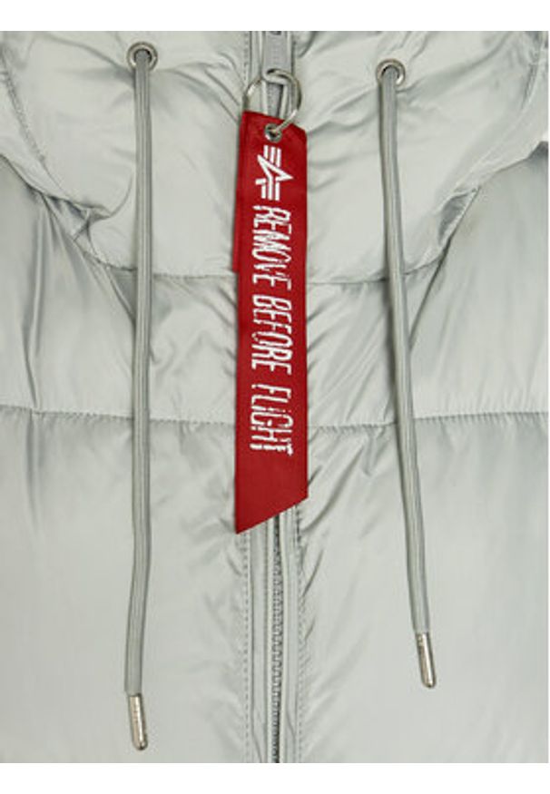 Alpha Industries Bezrękawnik Long Puffer Vest 108002 Szary Regular Fit. Kolor: szary. Materiał: syntetyk. Długość rękawa: bez rękawów
