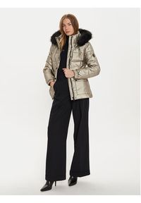 Morgan Kurtka zimowa 242-GELIAM Złoty Regular Fit. Kolor: złoty. Materiał: syntetyk. Sezon: zima #4