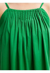 Desigual Sukienka letnia Porland 24SWVW21 Zielony Loose Fit. Kolor: zielony. Materiał: bawełna. Sezon: lato