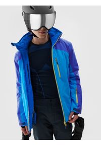 4f - Kurtka narciarska 4FPro membrana Dermizax 20000 męska - niebieska. Kolor: niebieski. Materiał: poliester, tkanina, materiał, neopren, mesh. Technologia: Dermizax. Sezon: zima. Sport: narciarstwo #2