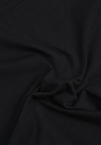 Renee - Czarny Casualowy T-shirt z Bawełny Zeiasha. Okazja: na co dzień. Kolor: czarny. Materiał: bawełna. Styl: casual #6