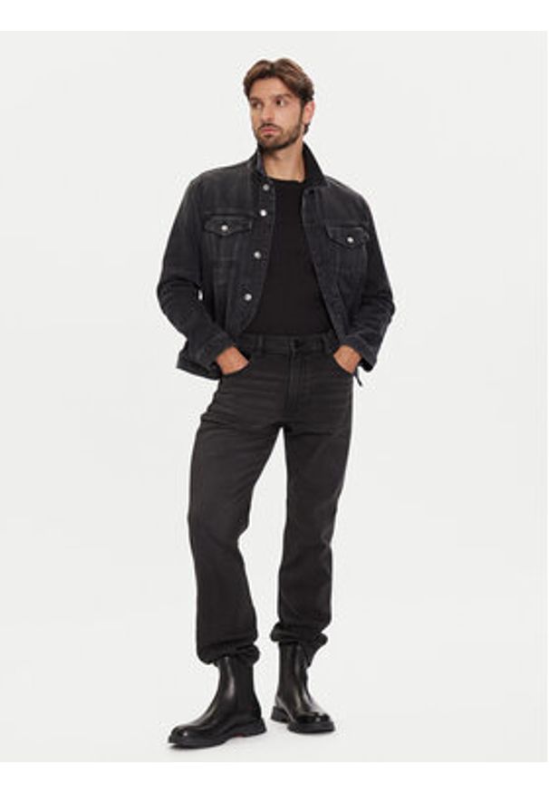 Wrangler Jeansy Greensboro 112371640 Szary Straight Fit. Kolor: szary