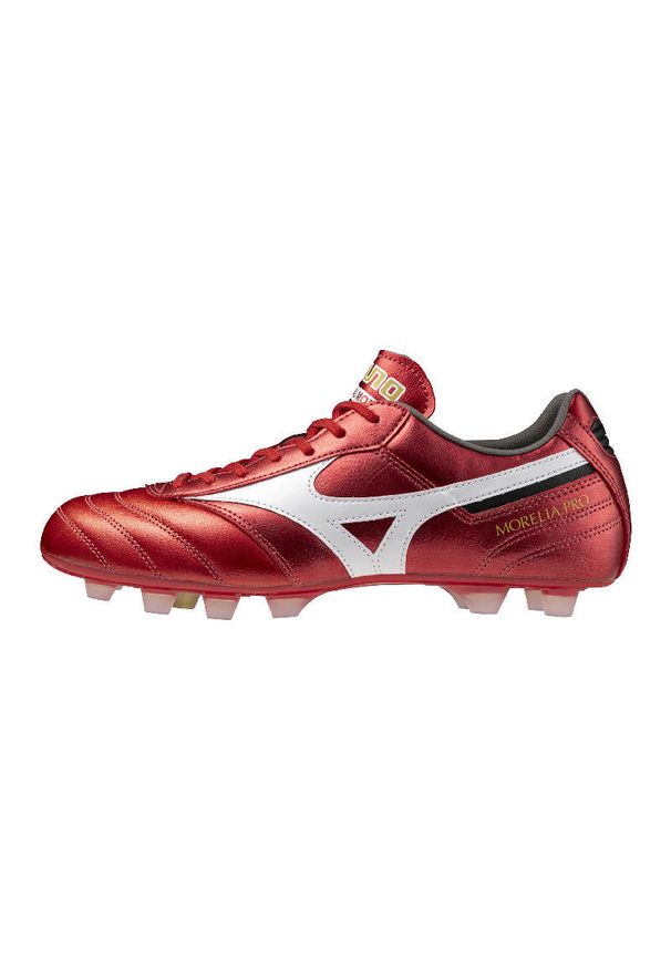 Buty piłkarskie Mizuno Morelia II Pro FG. Kolor: czerwony, biały, wielokolorowy. Sport: piłka nożna