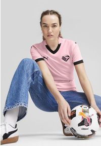 Puma - Damska koszulka domowa Palermo F.C. 24/25 PUMA Team Light Pink Black. Kolor: wielokolorowy, różowy, czarny