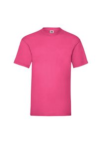 FRUIT OF THE LOOM - Koszulka Unisex Dla Dorosłych Valueweight. Kolor: różowy