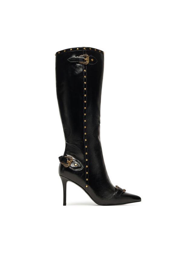 Kozaki Versace Jeans Couture. Kolor: czarny