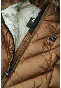 Blauer USA - BLAUER Brązowa damska kurtka Althea Raincoat Long Jackets. Kolor: brązowy. Materiał: poliamid. Długość rękawa: długi rękaw. Długość: długie #5