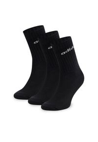 Adidas - adidas Skarpety C-IC1301 3-PACK Czarny. Kolor: czarny. Materiał: bawełna